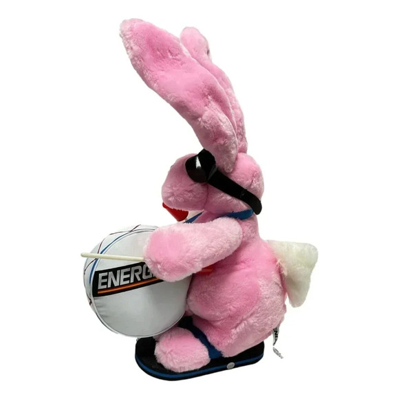 Vintage Energizer Bunny Pink Plush 21 inch tall 1989 Battery Rabbit Moves - Picture 5 of 12